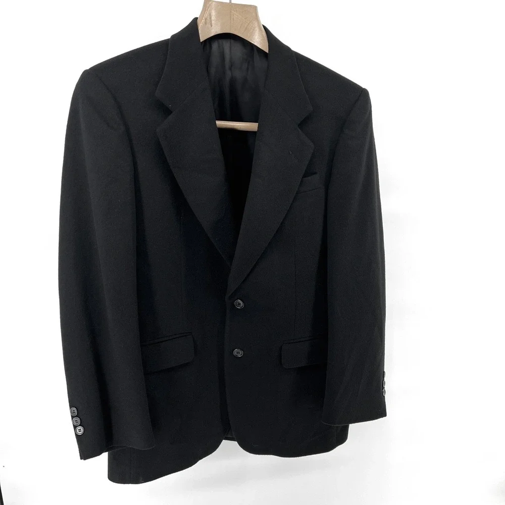 Amherst & Brock‎ Made in USA Black Camelhair Blazer Today's Man 38R